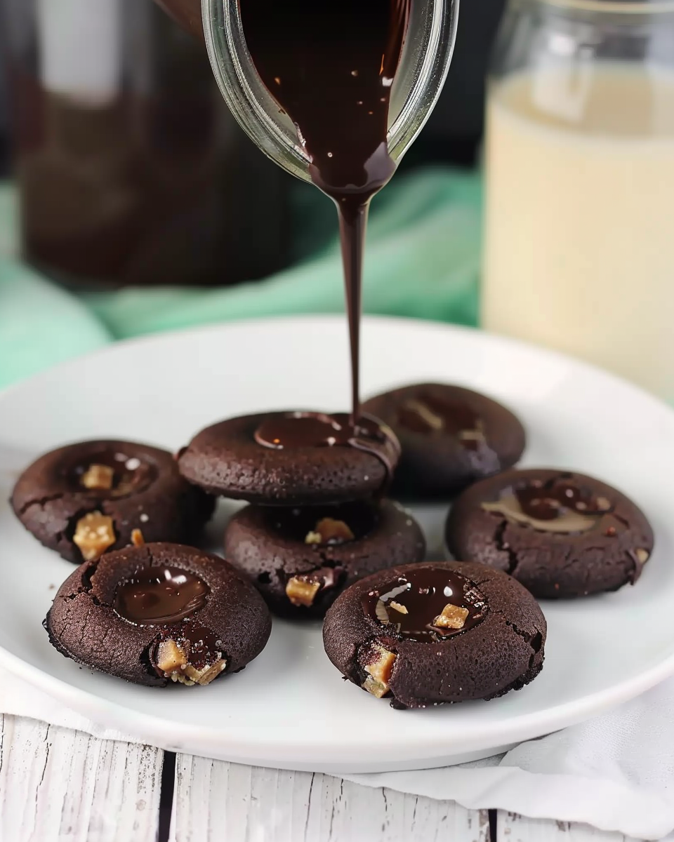 Chocolate Toffee Thumbprint