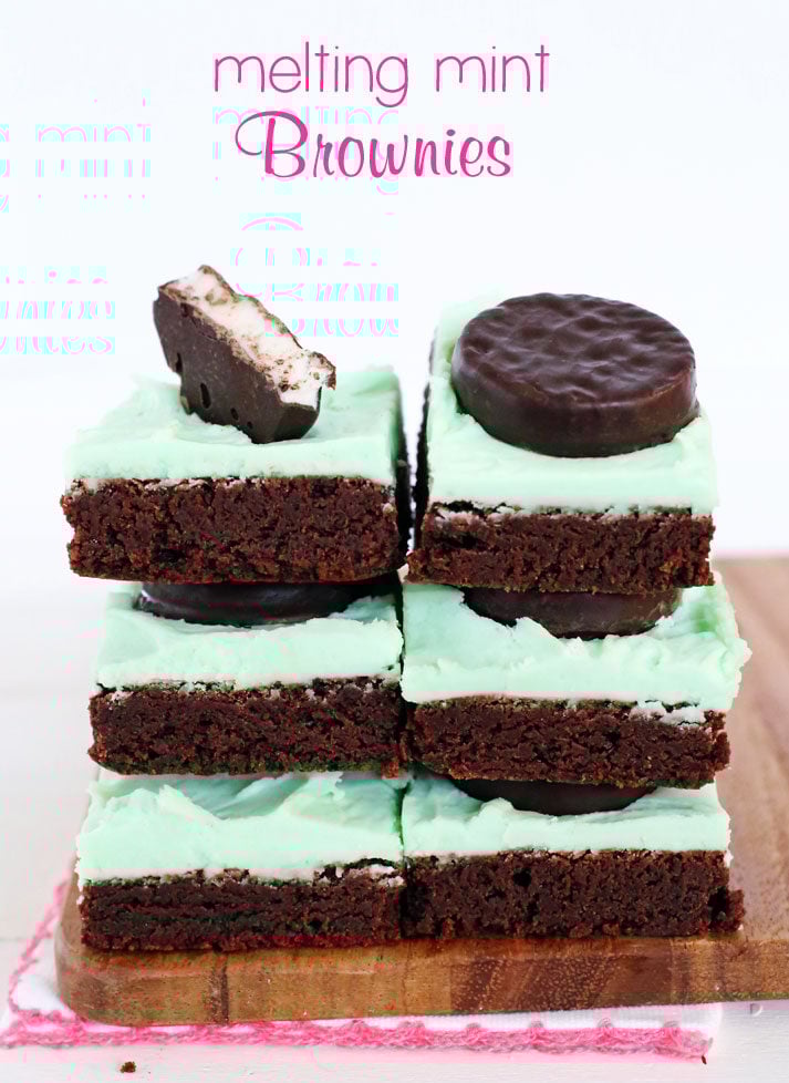 Melting Mint Brownies