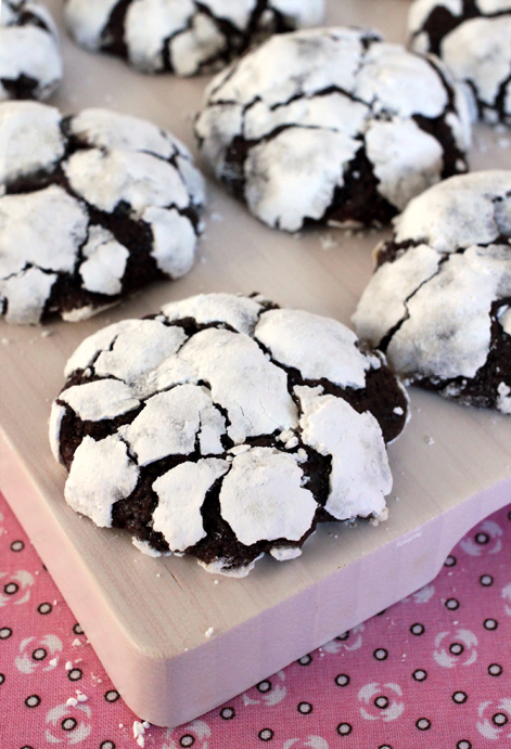 Chocolate Crackle Cookies