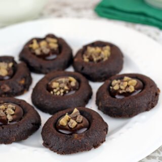 CHOCOLATE TOFFEE THUMBPRINTS