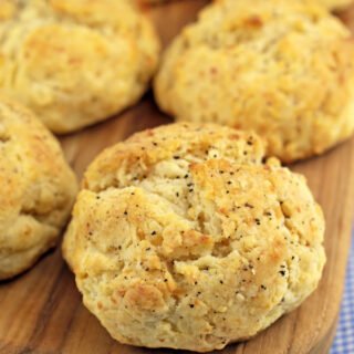 PARMESAN & BLACK PEPPER DROP BISCUITS