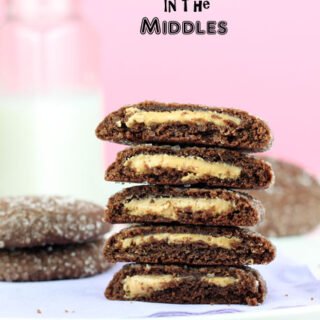CHOCOLATE PEANUT BUTTER MAGIC IN THE MIDDLES