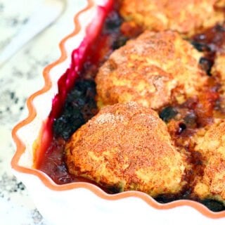Blueberry Peach Cobbler