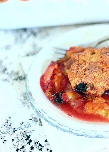 Blueberry Peach Cobbler