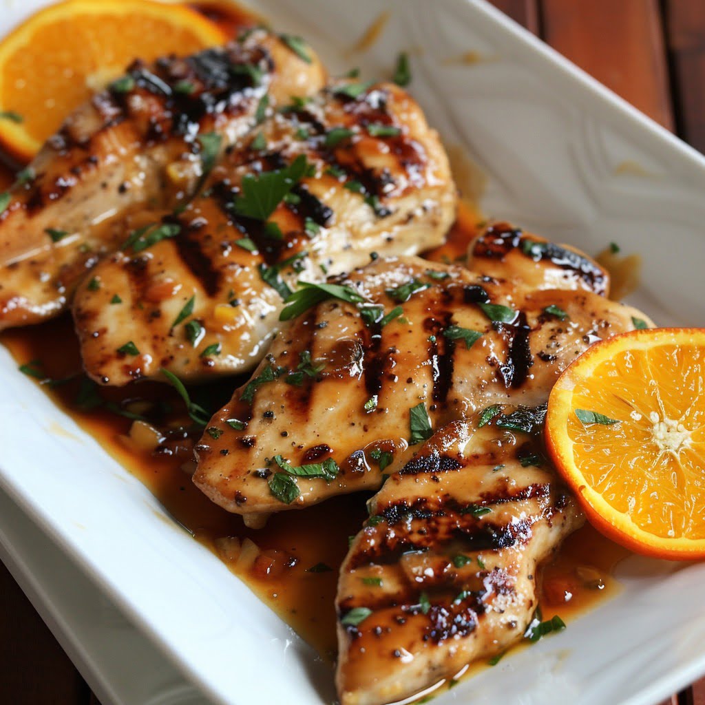 Grilled Chicken a L'Orange