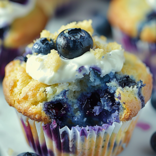 Blueberry Cream Cheese Muffins