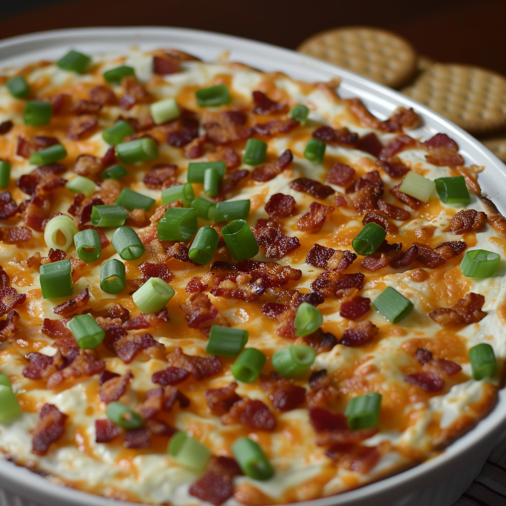 Cheesy Baked Bacon Dip