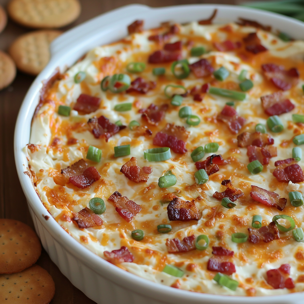 Cheesy Baked Bacon Dip