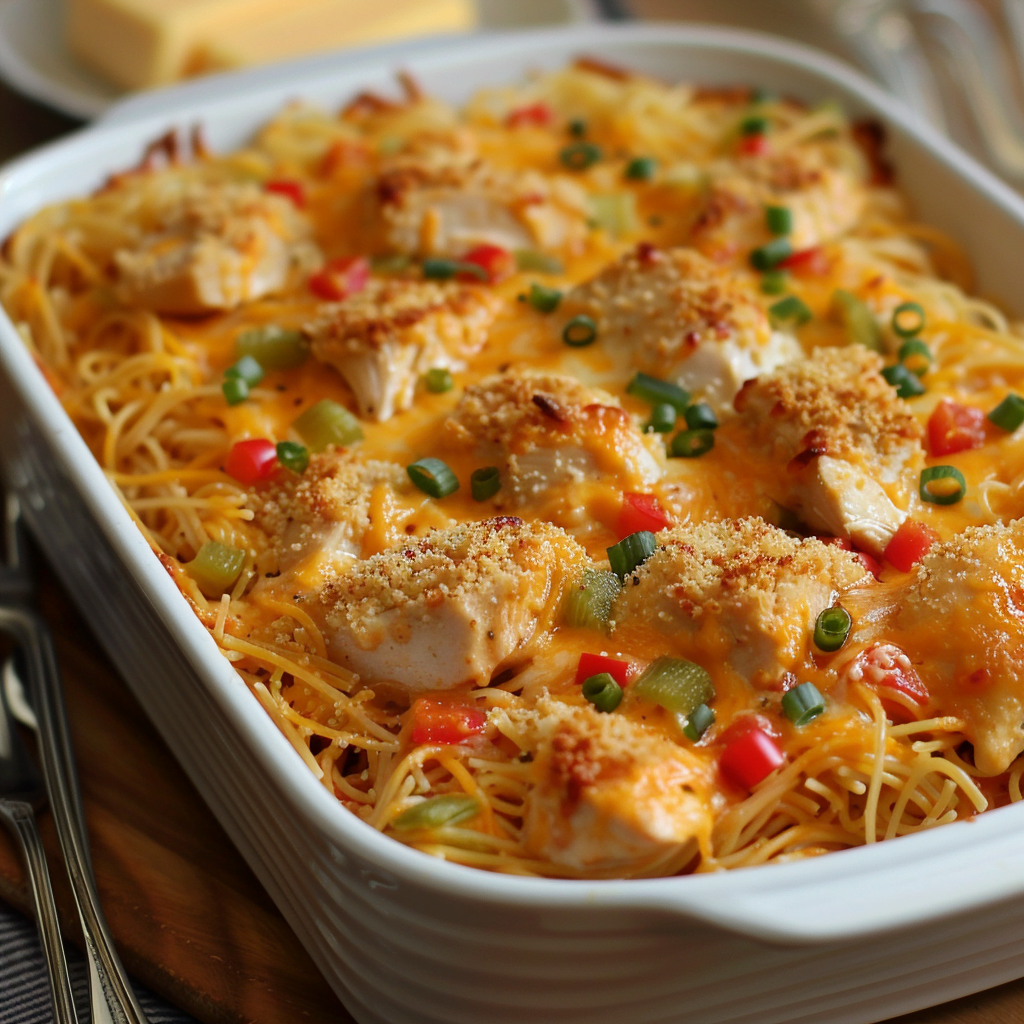 Chicken Spaghetti Casserole