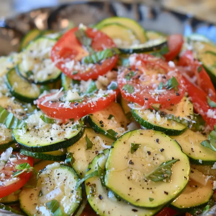 Easy Marinated Zucchini Salad
