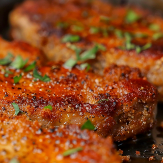 Easy Parmesan Baked Pork Chops