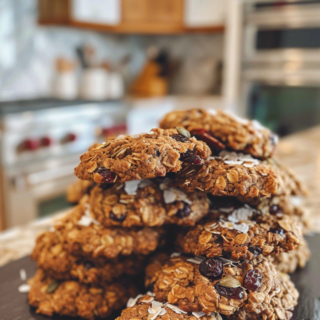 Easy Pumpkin Spice Oatmeal Cookies