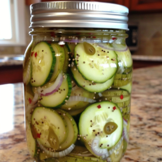 Fresh Pickled Cucumber Salad