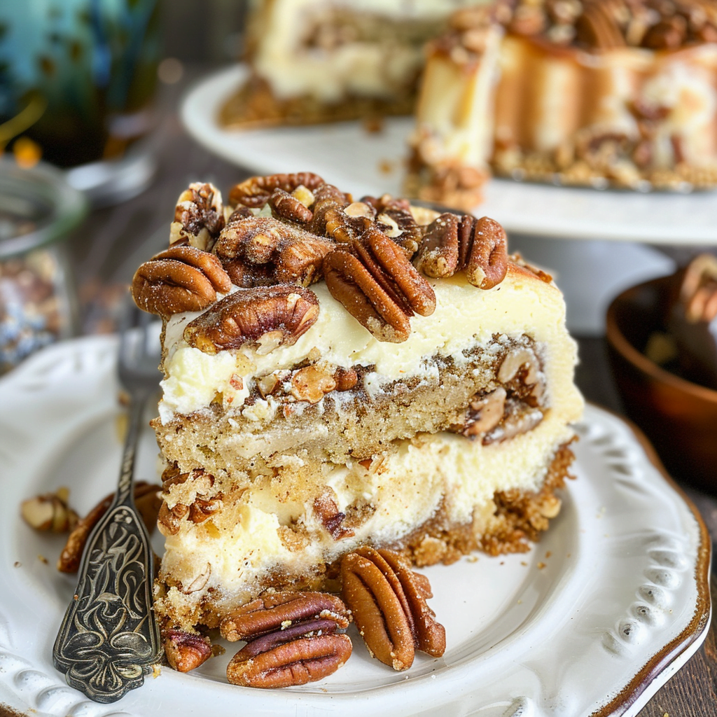 Pecan Pie Cheesecake Coffee Cake