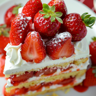 Strawberry Sponge Cake