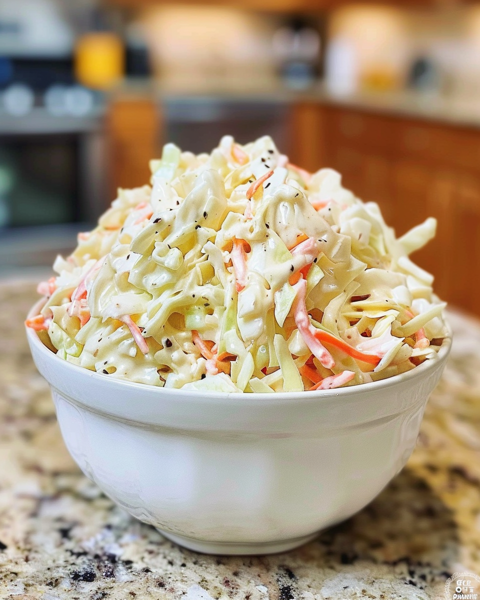 THE BEST AND EASY CREAMY COLESLAW