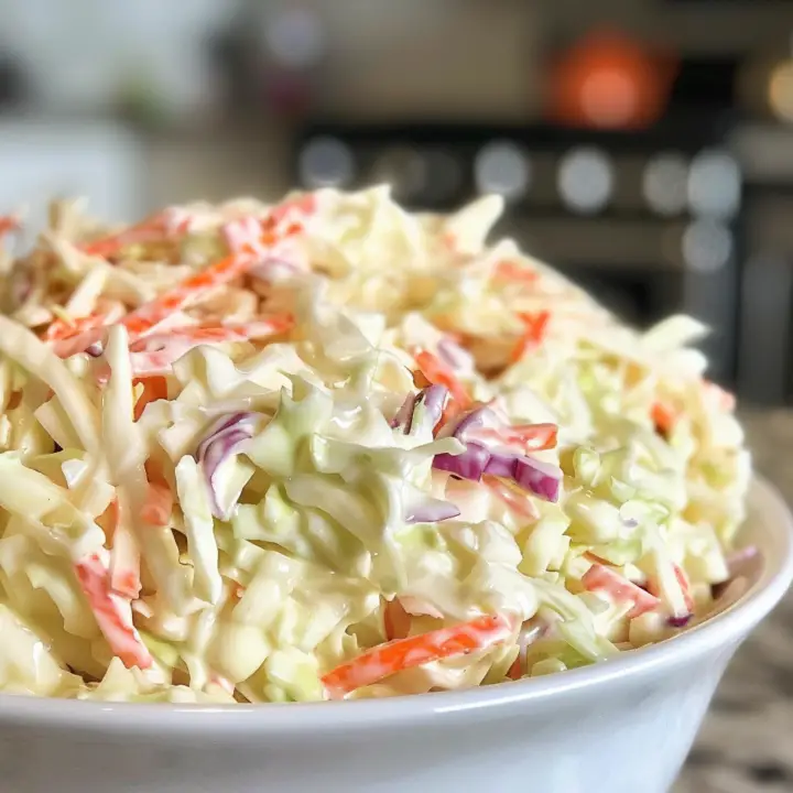 THE BEST AND EASY CREAMY COLESLAW