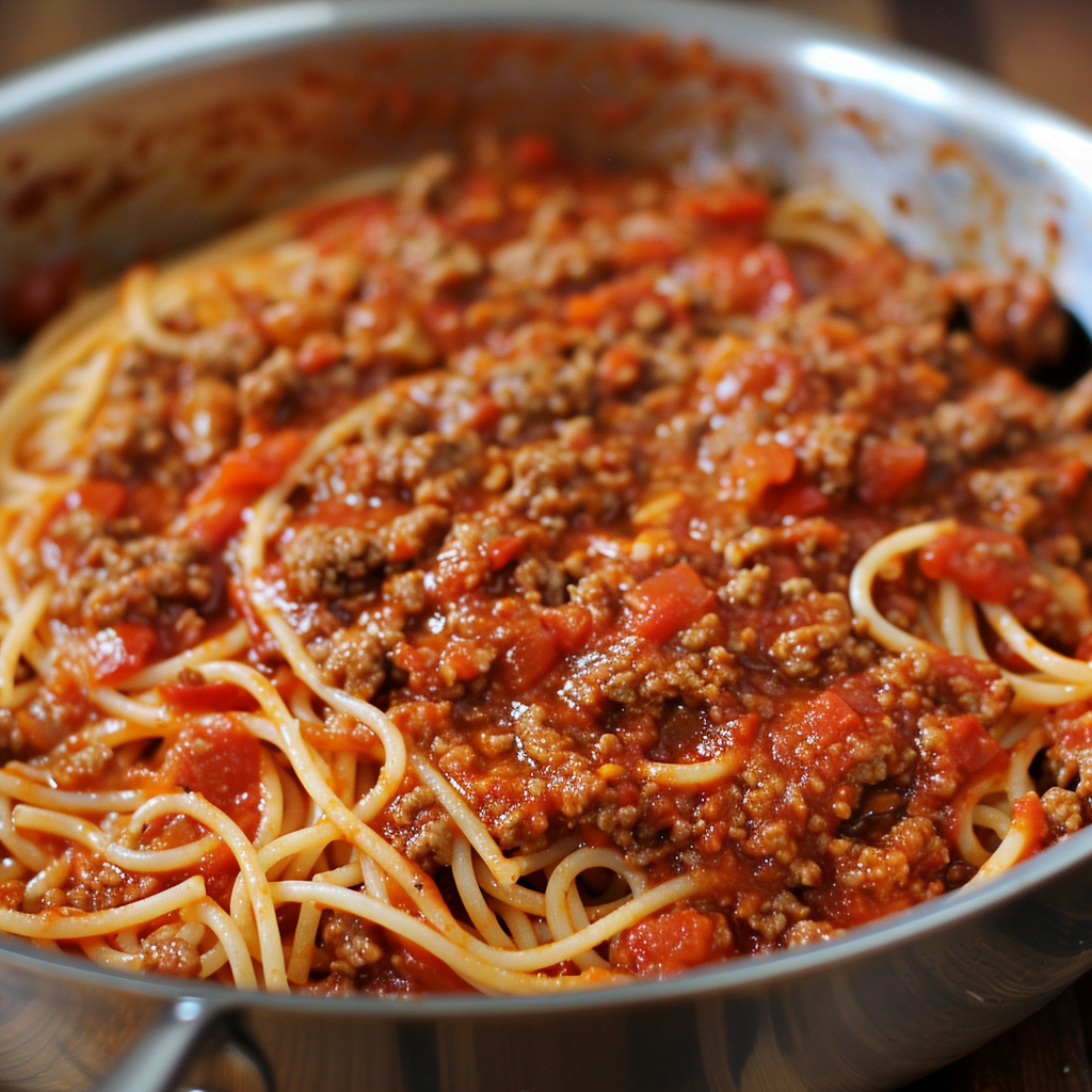 School Cafeteria Spaghetti & Meat Sauce - 77 Recipes