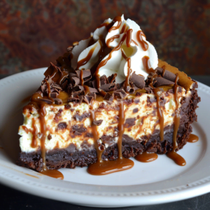 Caramel Brownie Cheesecake