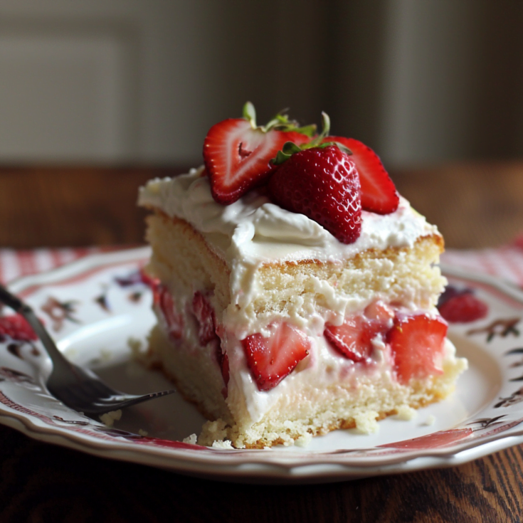 Strawberry Tres Leches Cake