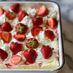 Strawberry Tres Leches Cake