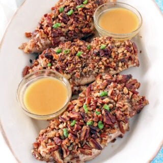 Pecan Crusted Chicken & Maple Mustard Sauce