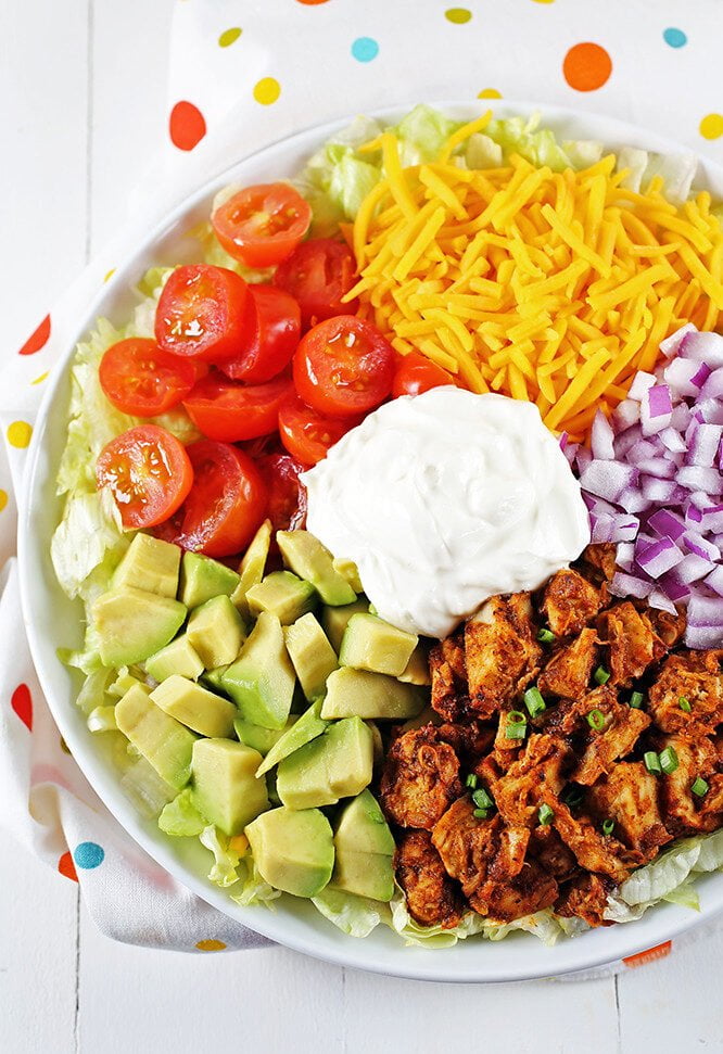 Chicken Taco Dinner Salad