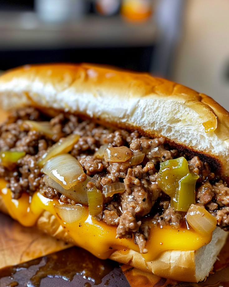 Philly Cheese Steak Sloppy Joes