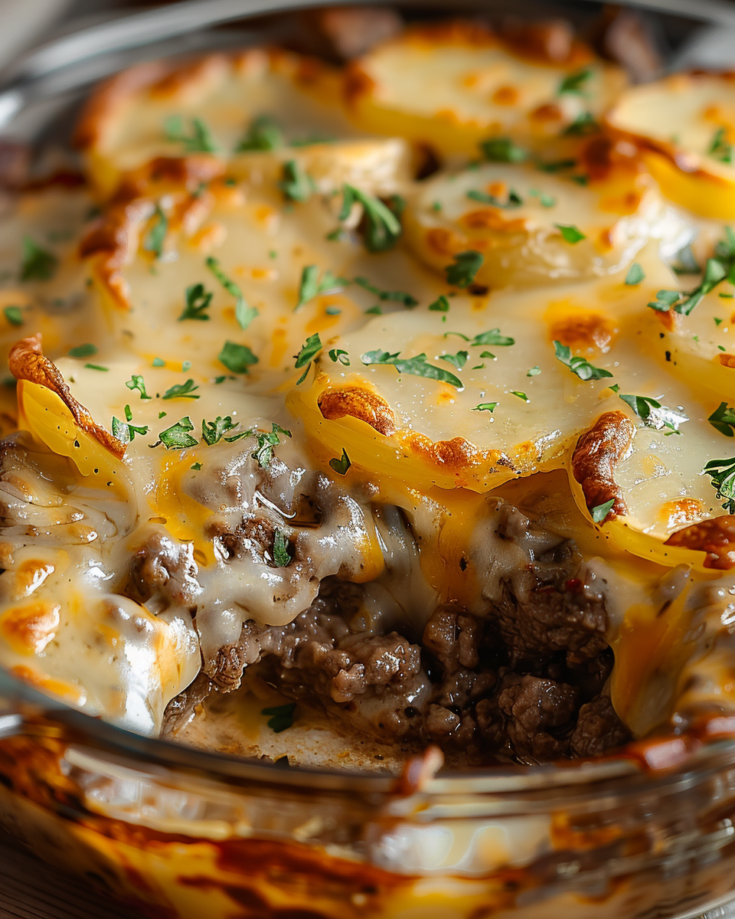 Hamburger and Potato Casserole