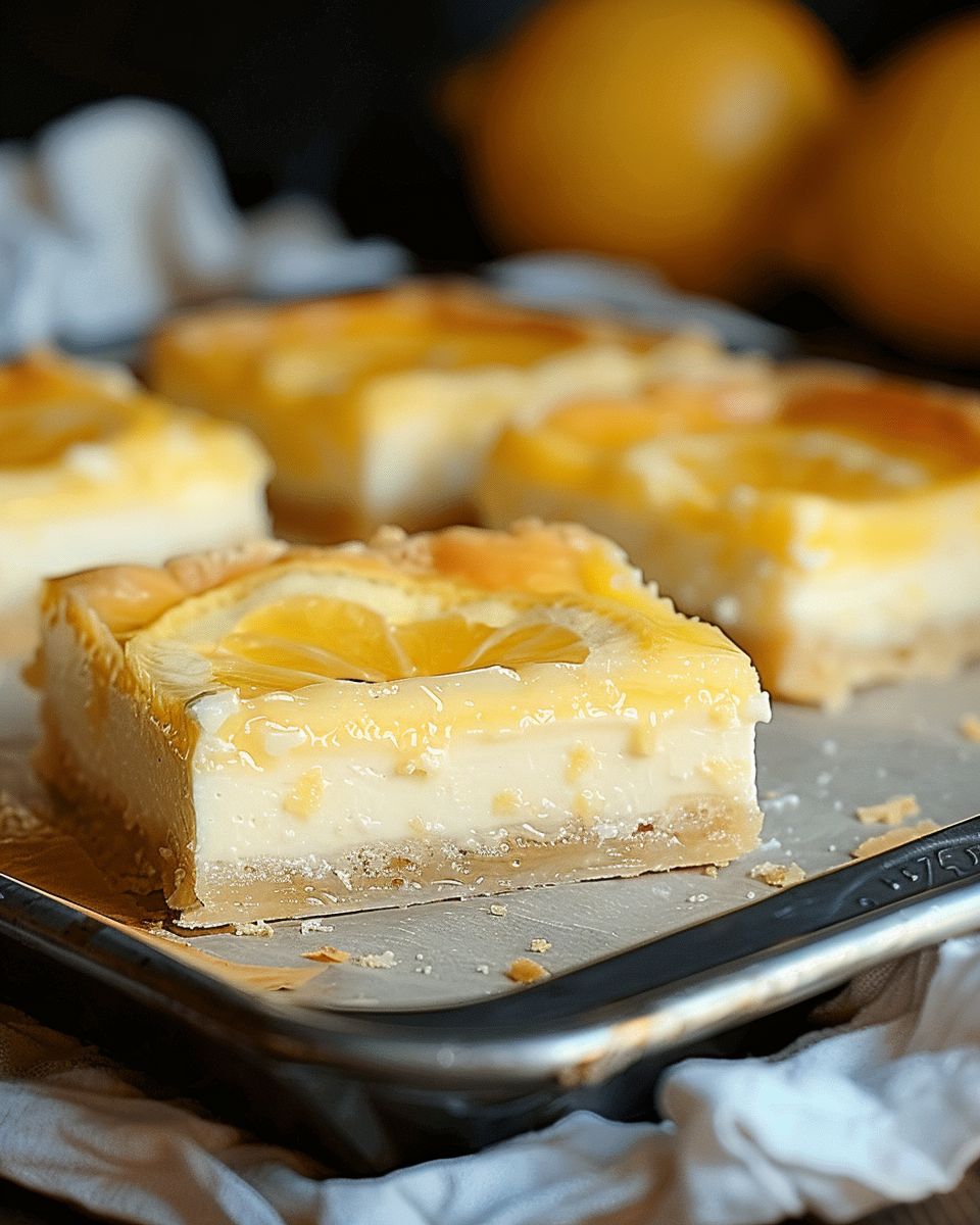 Lemon Cream Cheese Squares