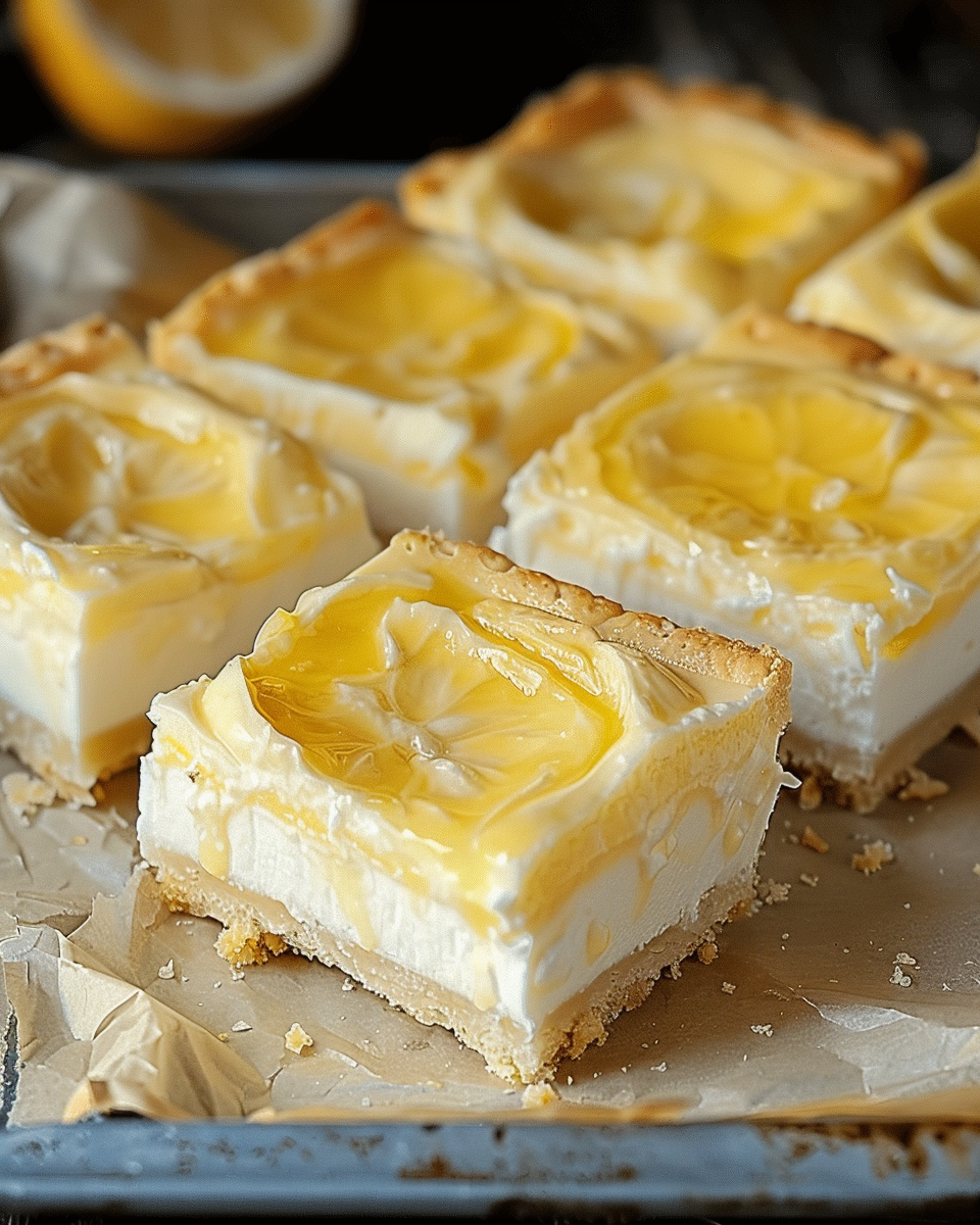 Lemon Cream Cheese Squares