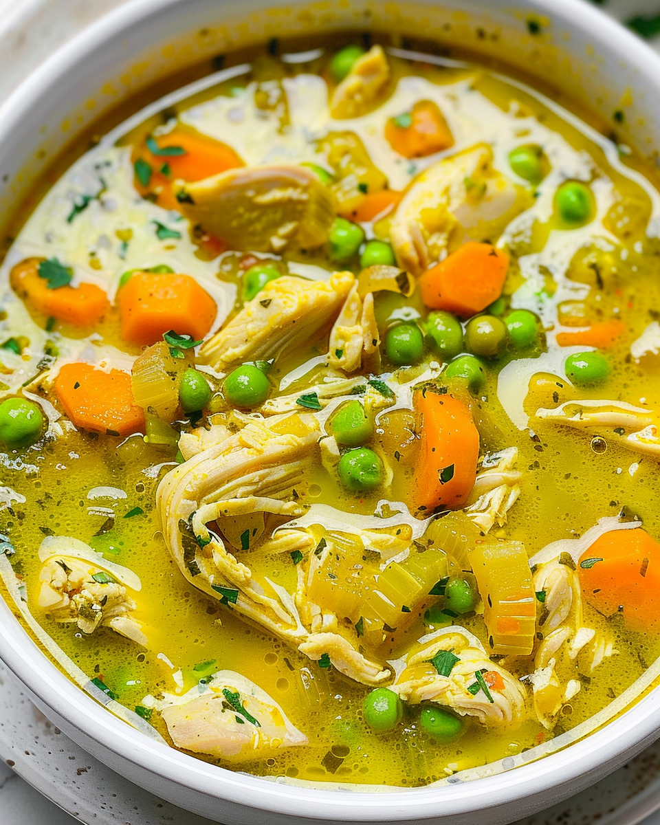 Anti-Inflammatory Turmeric Chicken Soup