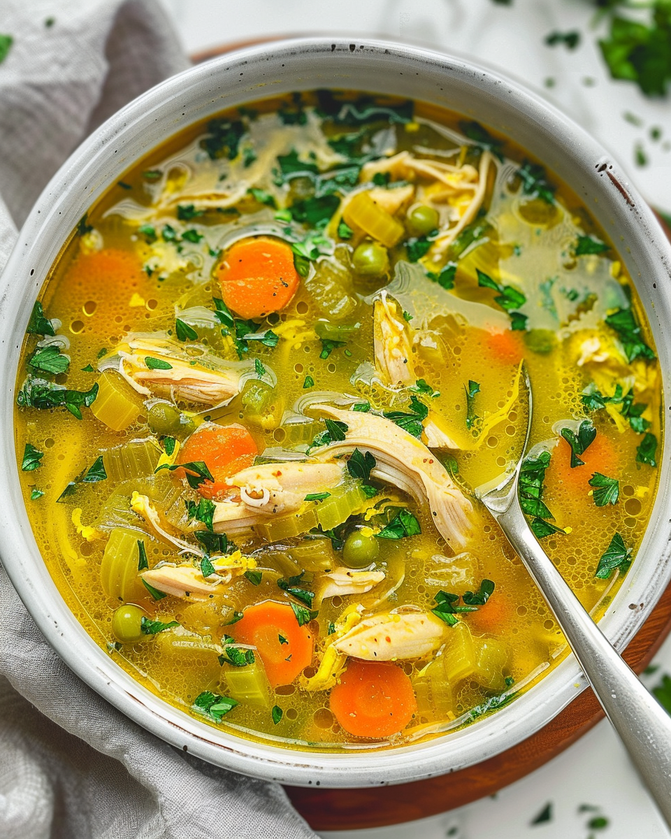 Anti-Inflammatory Turmeric Chicken Soup