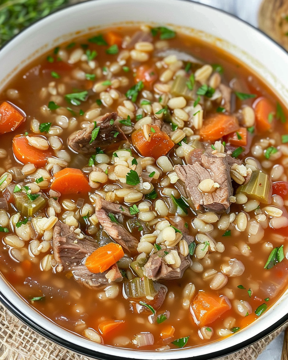 Beef Barley Soup