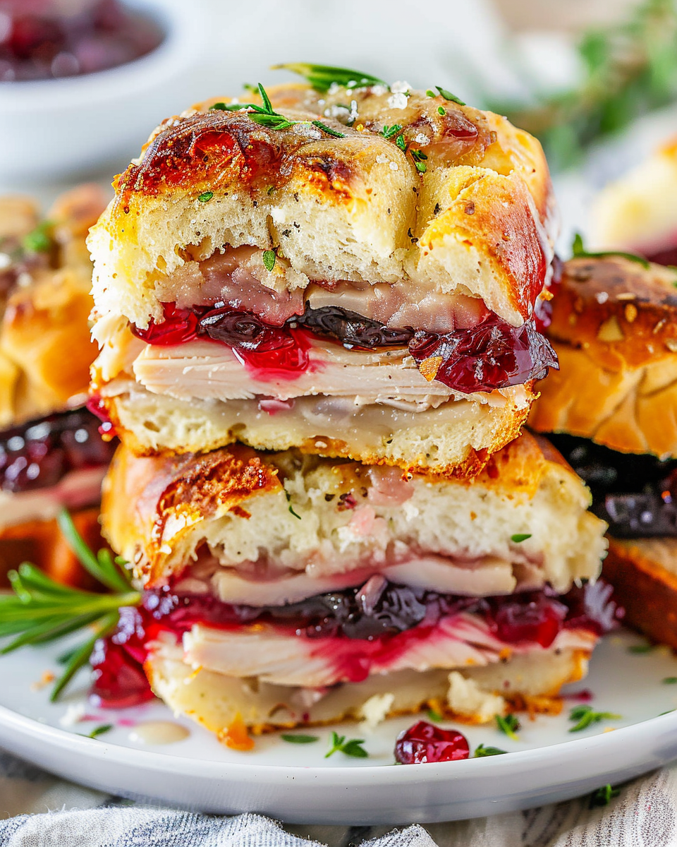 Cranberry Turkey Sliders