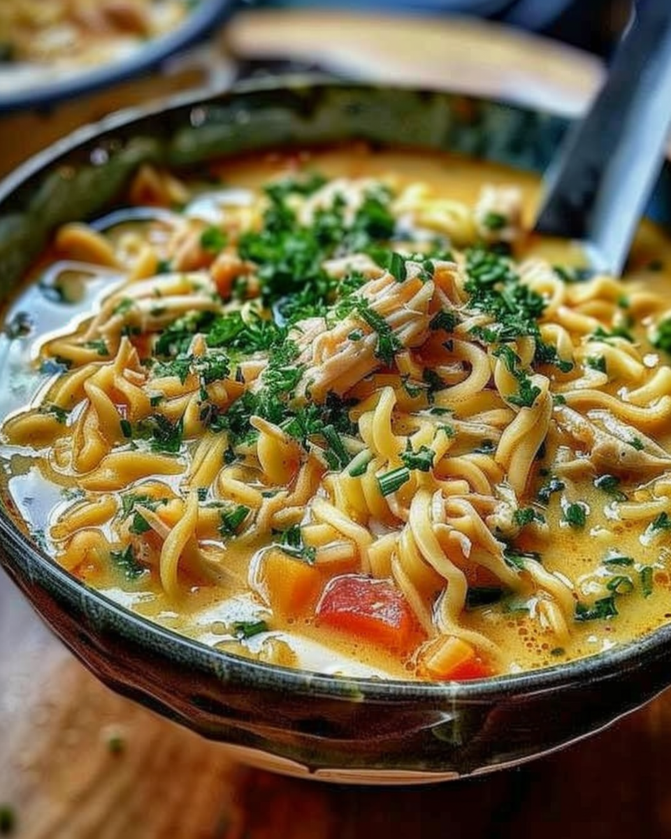 Crack Chicken Noodle Soup