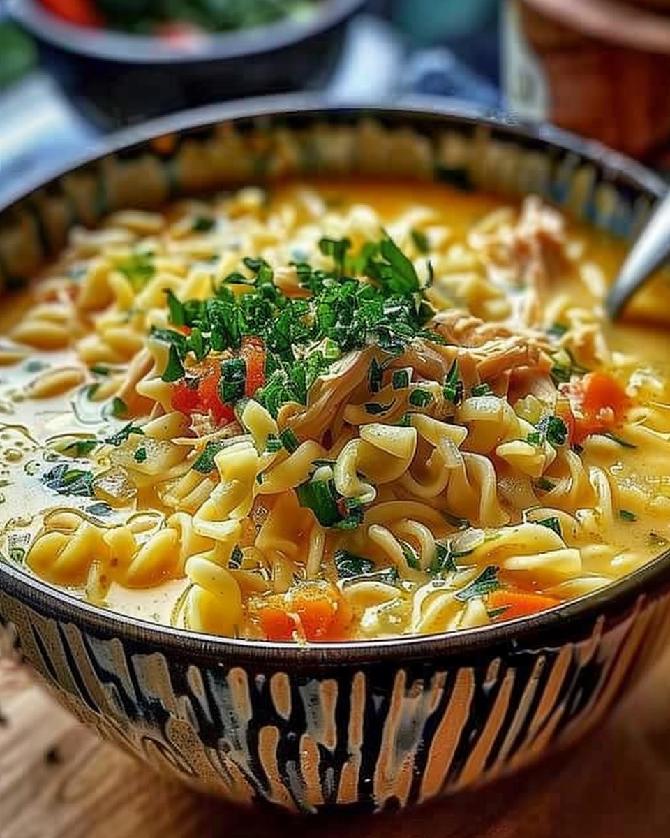 Crack Chicken Noodle Soup