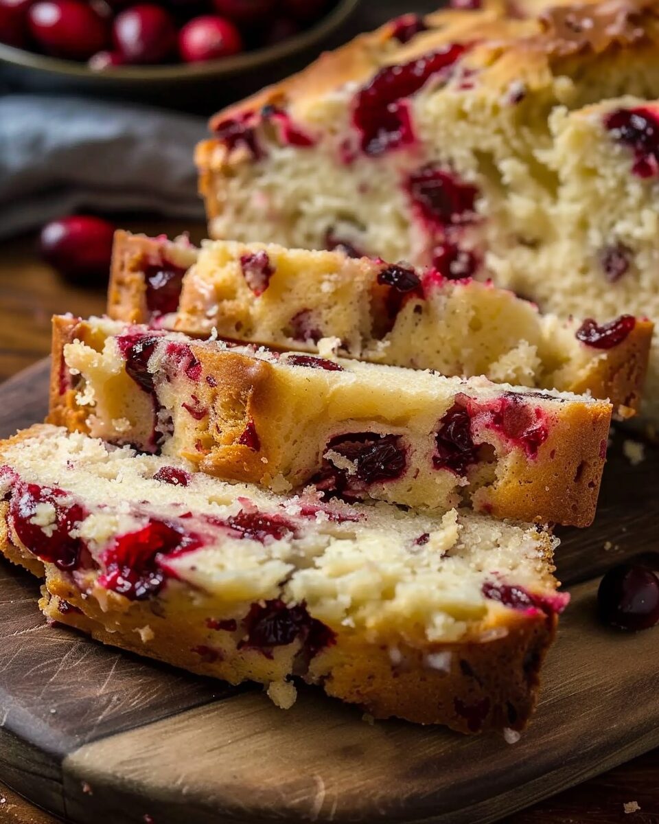 Cream Cheese Cranberry Loaf