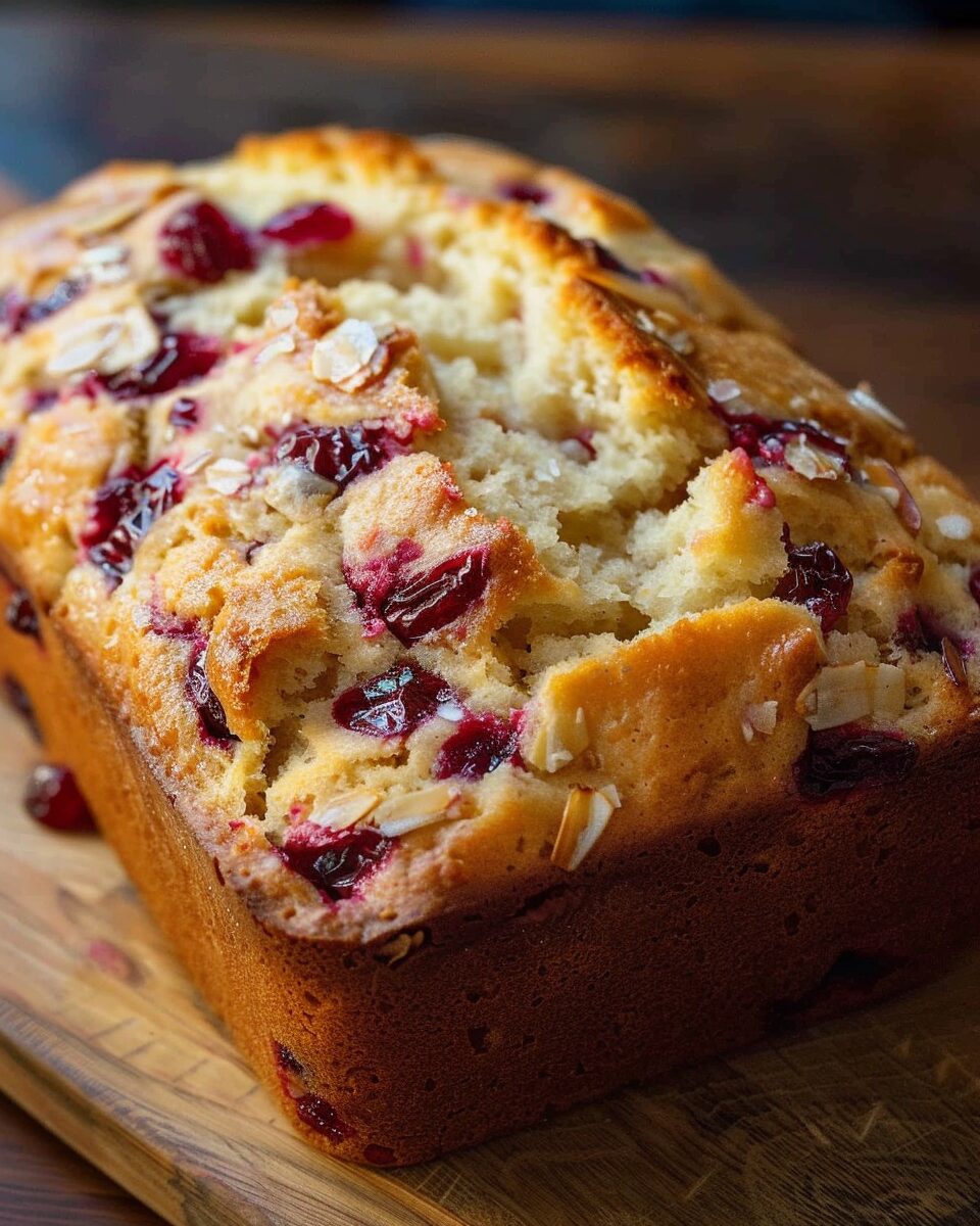 Cream Cheese Cranberry Loaf