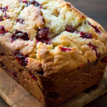 Cream Cheese Cranberry Loaf