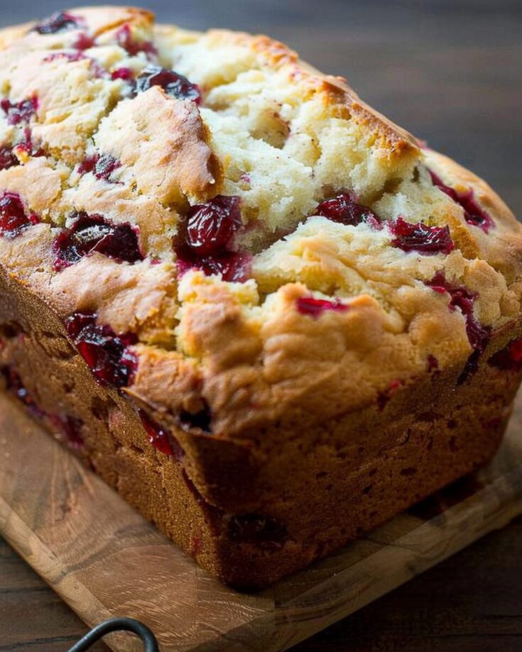 Cream Cheese Cranberry Loaf