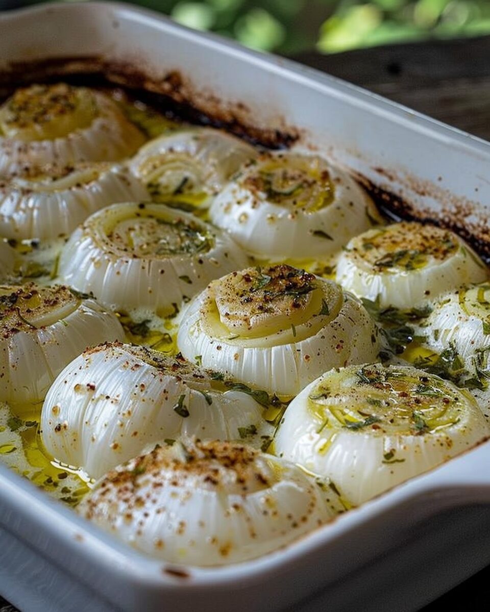 Creamy Oven Baked Onions