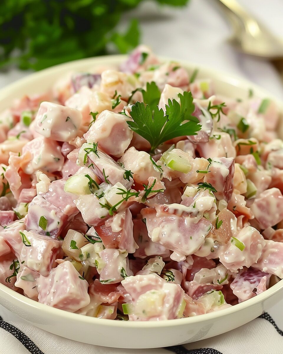 Ham Salad with a Devilish Twist