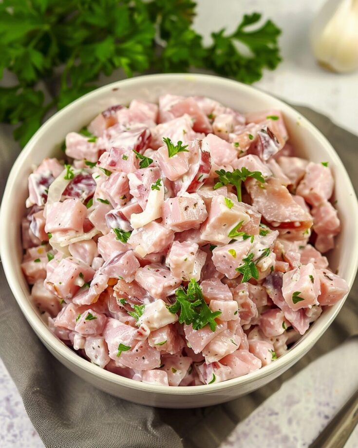 Ham Salad with a Devilish Twist