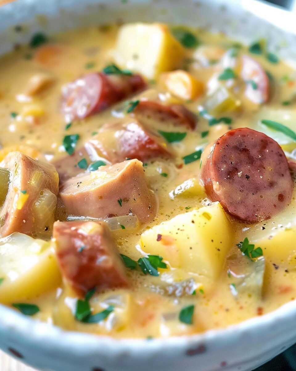 Kielbasa Potato Soup 