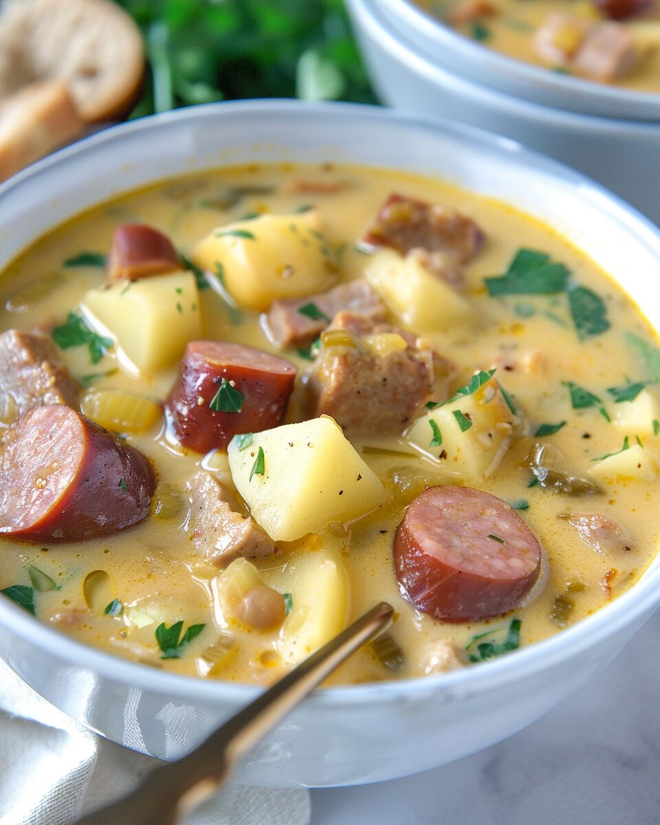 Kielbasa Potato Soup 