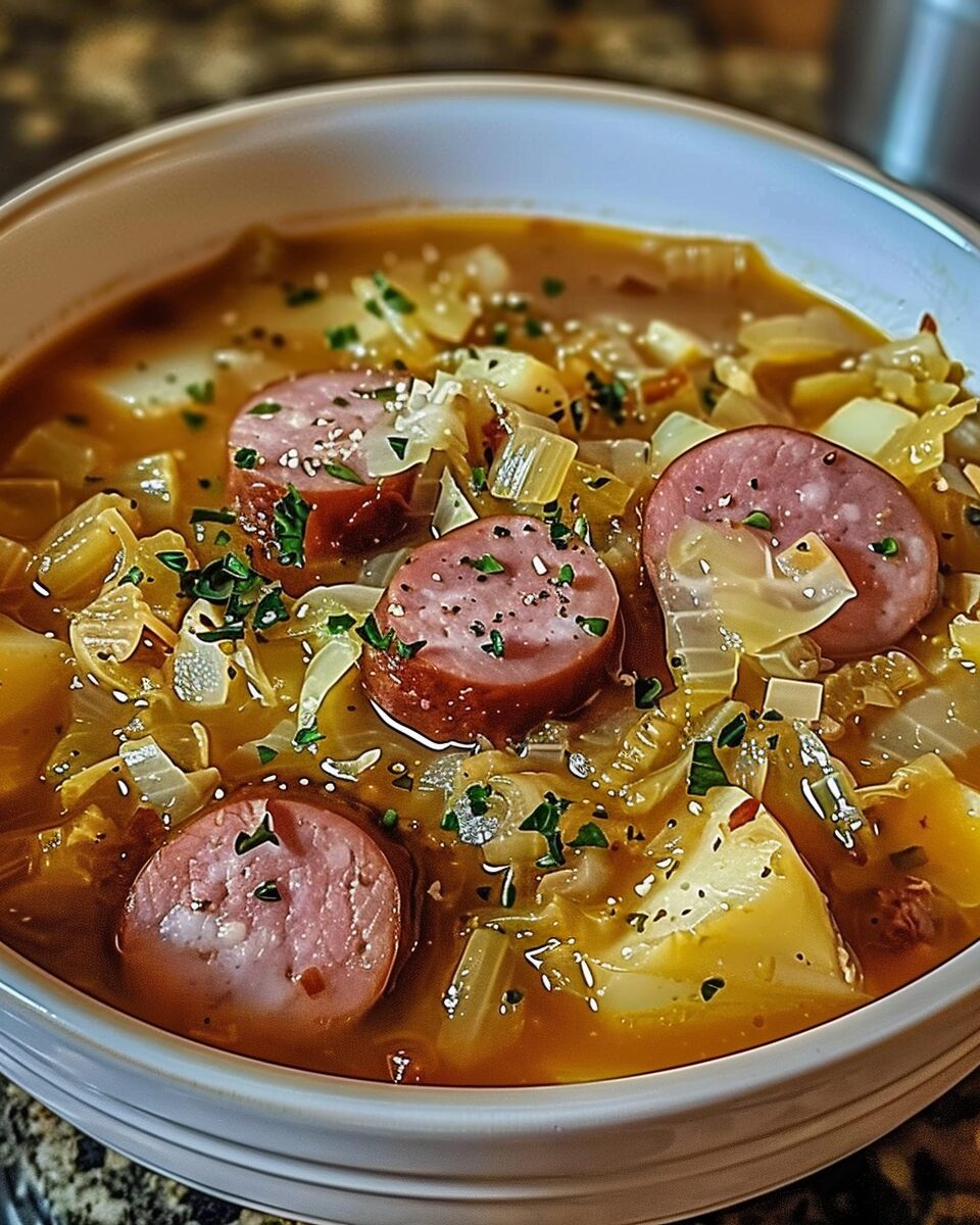 Kielbasa and Cabbage Soup