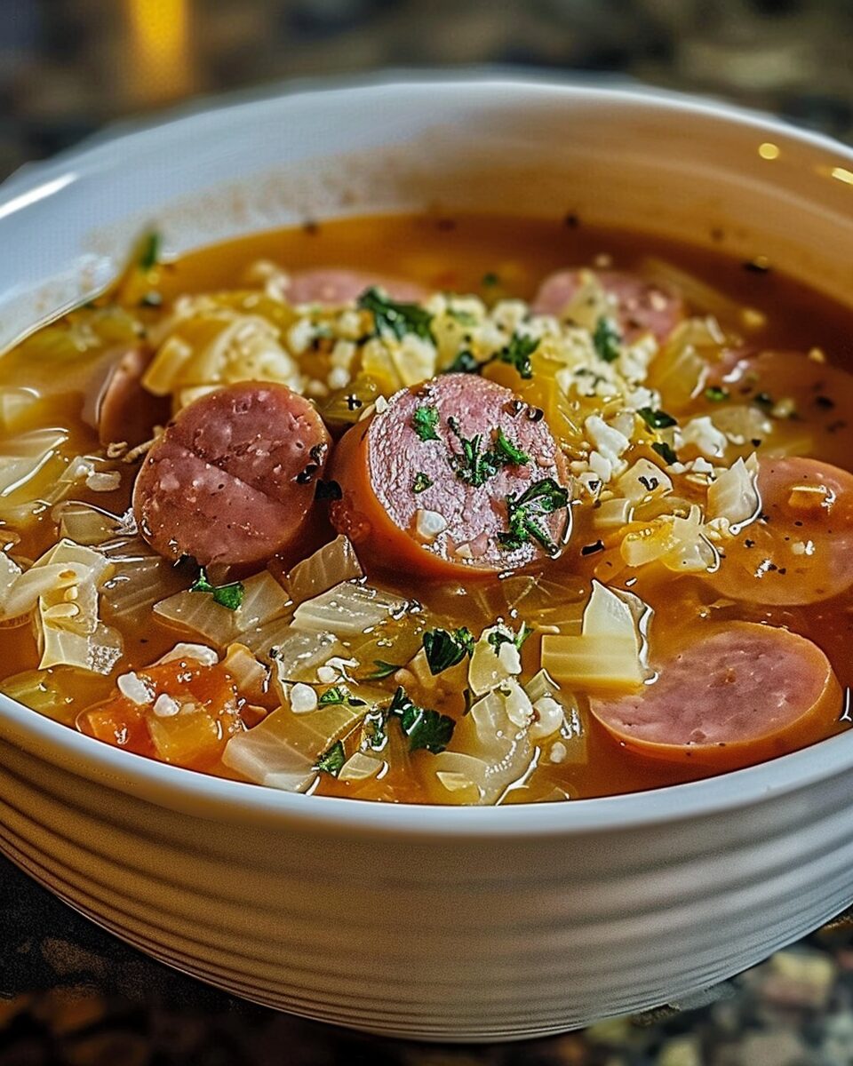 Kielbasa and Cabbage Soup