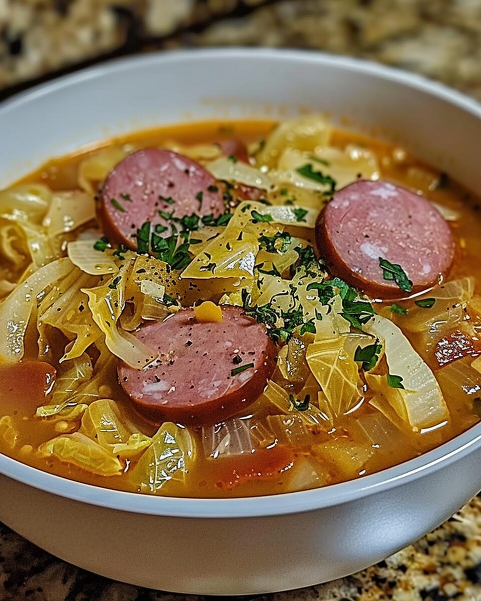 Kielbasa and Cabbage Soup