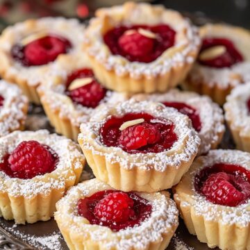 Mini Raspberry Almond Tarts